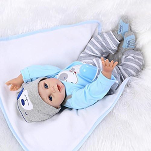 عروسک نوزاد پسر 56 سانتی مدل Scnbom lifelike reborn dolls ZY605721_اسباب بازی